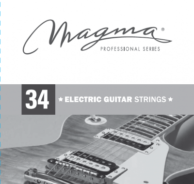 Одиночная струна для электрогитары 34 Magma Strings GE034N