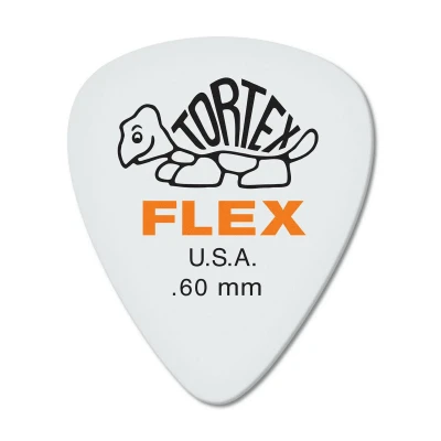 Медиаторы Dunlop 428P060 Tortex Flex Standard, толщина 0.6 мм, 12 шт.