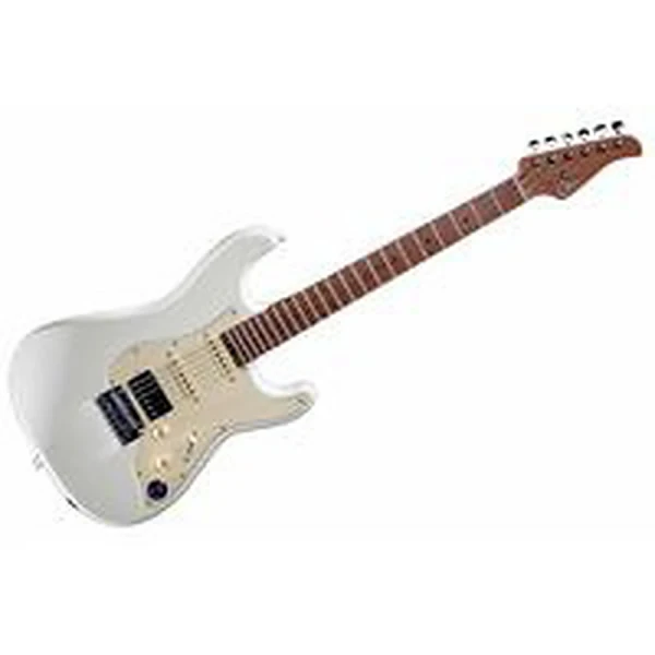Электрогитара со встроенным процессором Mooer GTRS S801 White, HSS, клен, цвет белый