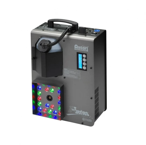 Профессиональная дым-машина с цветной подсветкой Antari Z-1520RGB, 1 кВт, выход 283 куб, LED 22х3W, радио ДУ