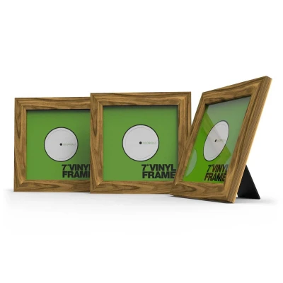Комплект рамок для обложек винила формата 7'' Glorious Vinyl Frame Set 7", цвет палисандр