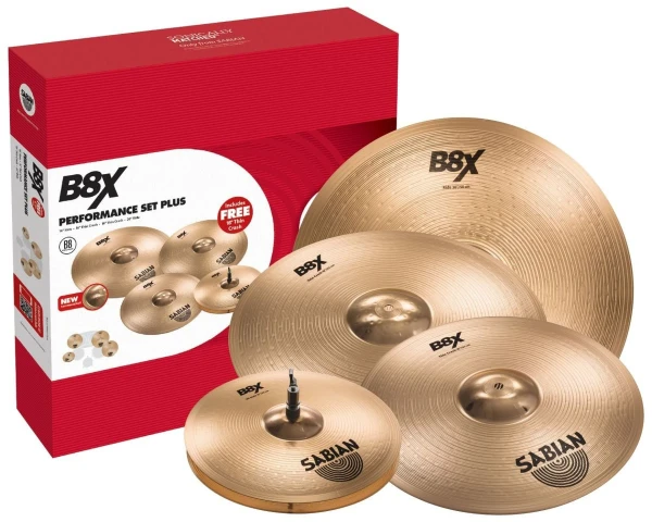 Набор тарелок Sabian B8X Performance Set Plus (14" Hats, 16", 18" Crash, 20" Ride)