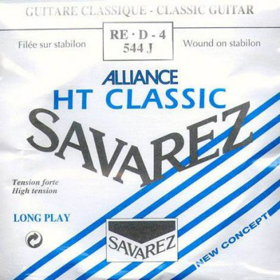 4-я струна для классических гитар SAVAREZ 544 J HT CLASSIC (D-29) сильного натяжения