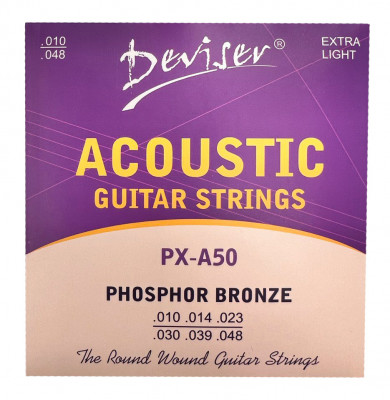 Струны для акустических гитар DEVISER PX-A50