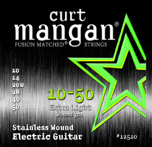 CURT MANGAN 10-50 Stainless Extra Light Set струны для электрогитары