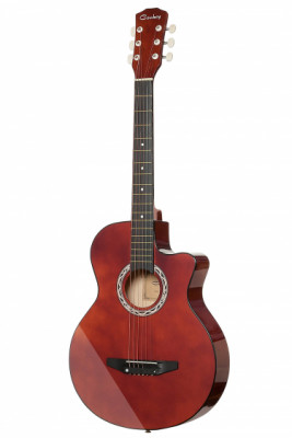 COWBOY 3810C RED акустическая гитара с вырезом