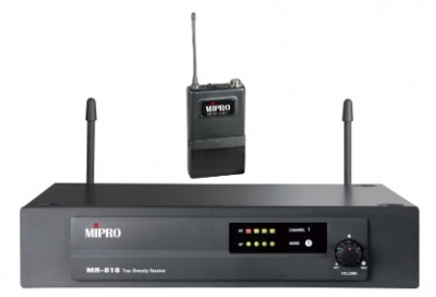 MIPRO MR-818/MT-801a (622.500 MHz) True Diversity радиосистема аналоговая UHF с поясным передатчиком