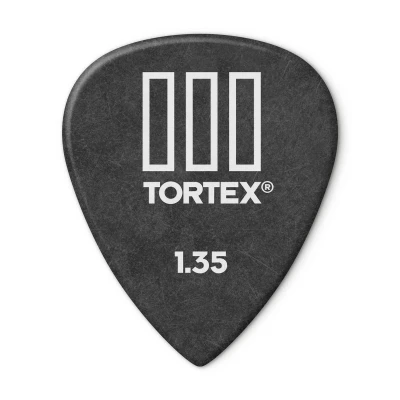 Медиаторы Dunlop 462R135 Tortex TIII, толщина 1.35 мм, 72 шт.