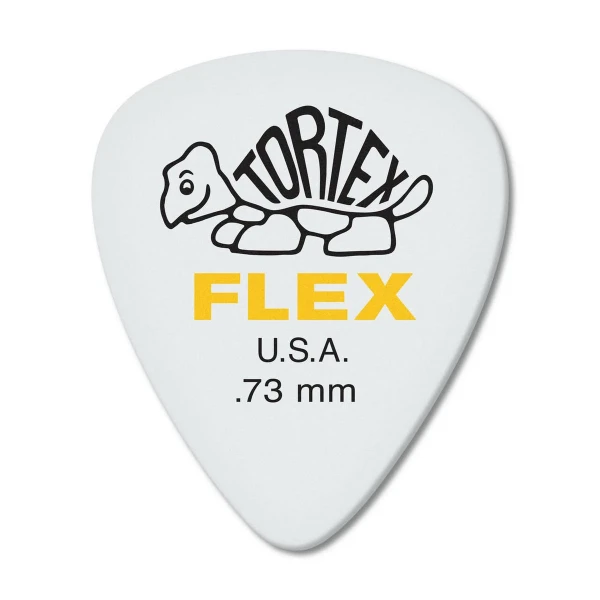 Медиаторы Dunlop 428P073 Tortex Flex Standard, толщина 0.73 мм, 12 шт.