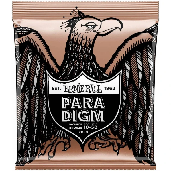Струны для акустической гитары Ernie Ball 2080 Paradigm Phosphor Bronze 10-50