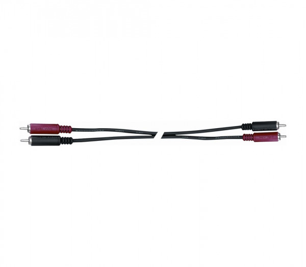 QUIK LOK AD79-2 компонентный кабель, позолоченные разъёмы 2 RCA Male - 2 RCA Male (тюльпаны), 2м