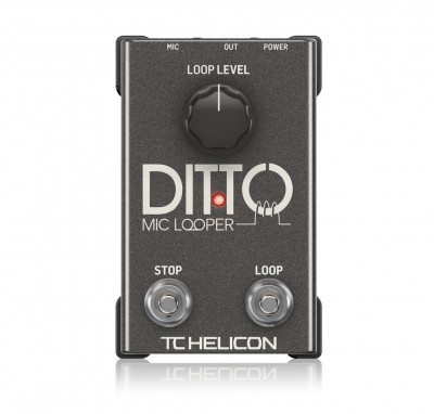 Педаль эффектов TC Helicon DITTO MIC LOOPER лупер