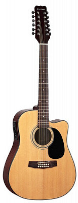 Martinez FAW-802-12CEQ N электроакустическая гитара