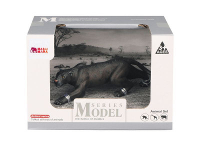 Фигурка игрушка MASAI MARA MM211-102 серии "Мир диких животных": Черная пантера на охоте