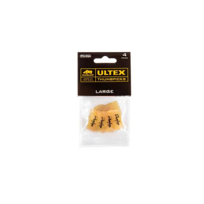 DUNLOP 9073P Ultex® Thumbpicks Large упаковка медиаторов - когтей (4шт.)