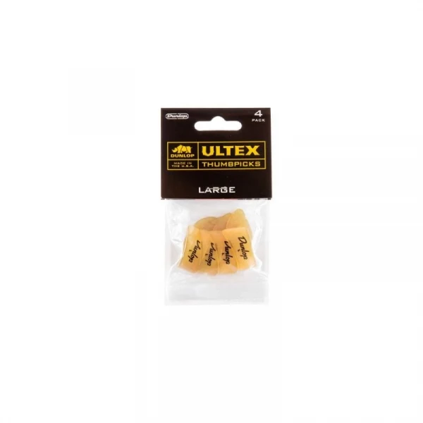 DUNLOP 9073P Ultex® Thumbpicks Large упаковка медиаторов - когтей (4шт.)