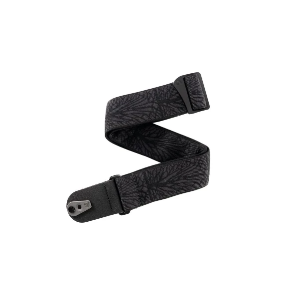 Гитарный ремень Planet Waves 50TB02-RL "Lightning Black", 50 мм, нейлон, кожаный наконечник с фиксатором