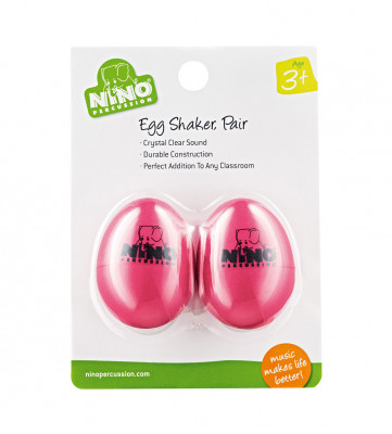 MEINL NINO540SP-2 шейкер-яйцо, пара, материал: пластик, цвет: розовый