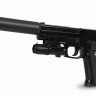 Пистолет металлический SIG 226 с глушителем и ЛЦУ G.26A 20см в/к
