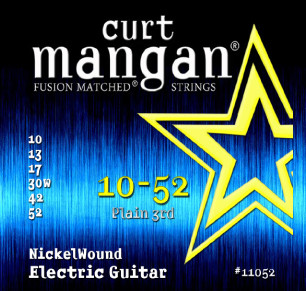 CURT MANGAN 10-52 Nickel Wound Set струны для электрогитары