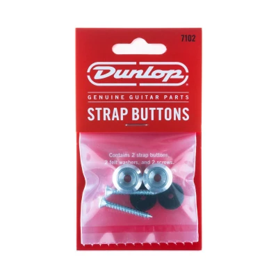 Комплект крепления ремня, 2 шт., алюминий Dunlop 7102 Strap Buttons 2Pack