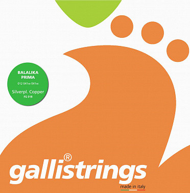 Струны для балалайки-прима GALLI STRINGS FG018 012 - .041w- .041w (A/E/E)