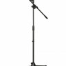 Стойка микрофонная с двумя держателями микрофонов DEKKO JR-07 журавль, высота 90-190 см, плечо - 70 см