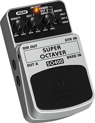 BEHRINGER SO400 -Педаль эффектов октавер полифонический для гитар и бас-гитар
