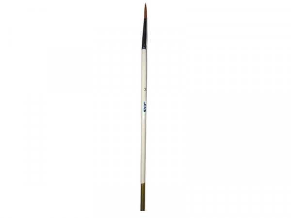 Кисть из синтетического волоса, круглая № 3, шт