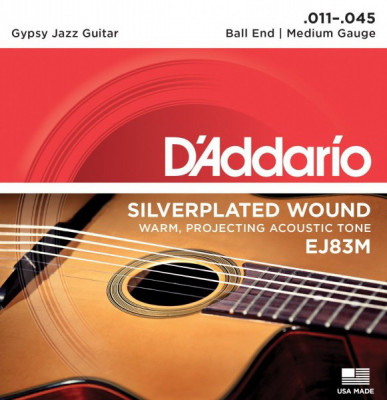 D'ADDARIO EJ83M Medium 11-45-струны для акустической гитары типа Selmer