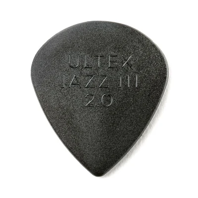 Медиаторы Dunlop 427R200 Ultex Jazz III 24Pack, толщина 2 мм, 24 шт.