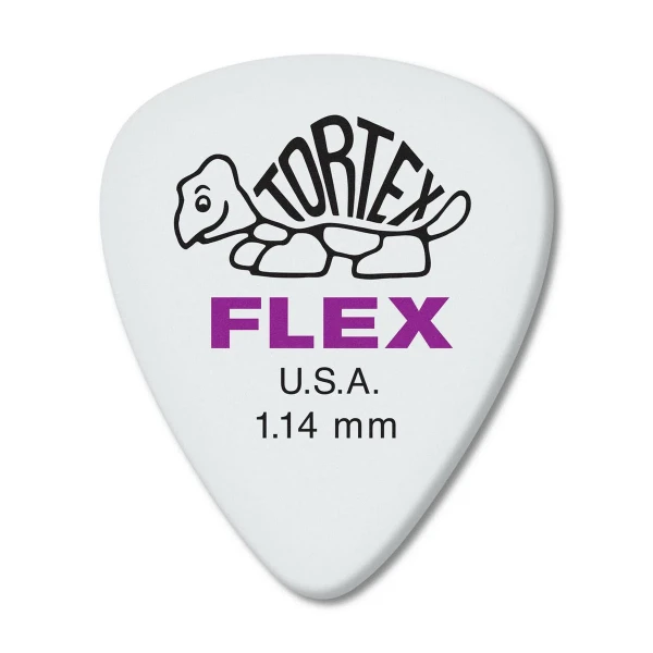 Медиаторы Dunlop 428P114 Tortex Flex Standard, толщина 1.14 мм, 12 шт.