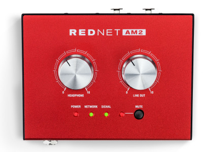 FOCUSRITE RedNet AM2 мониторный стерео модуль для аудио сети Dante