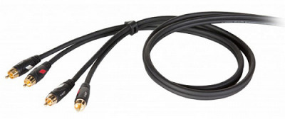 DIE HARD DHG505LU5- Проф. аудио кабель, стерео, 2х RCA <-> 2х RCA, длина 5 м