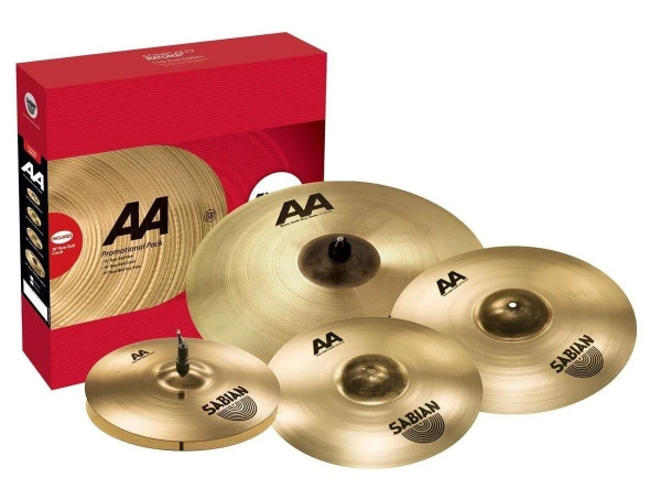 Набор тарелок (14" Hats, 16", 18" Crash, 21" Ride) Sabian AA Raw Bell Pack