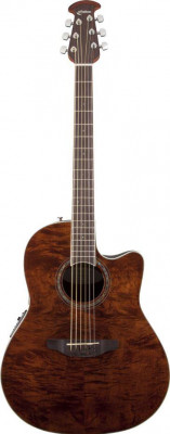 Ovation CS24P-NBM Celebrity Standard Plus Mid Cutaway Nutmeg Burled Maple электроакустическая гитара