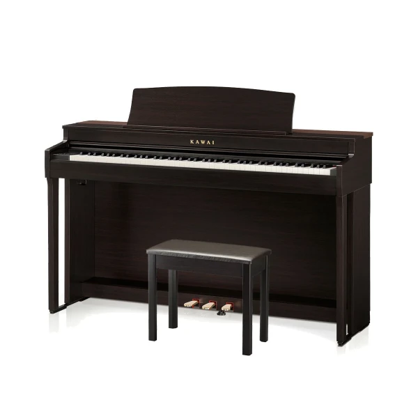 Цифровое пианино с банкеткой Kawai CN301R, 88 клавиш, механика RH III, 45 тембров, 256 полифония
