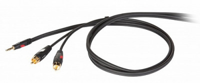 DIE HARD DHG520LU18 - аудио кабель 3,5 мм стерео – 2 х RCA.Длина: 1,8 м.Цвет: черный