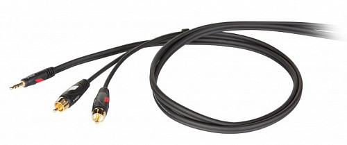 DIE HARD DHG520LU18 - аудио кабель 3,5 мм стерео – 2 х RCA.Длина: 1,8 м.Цвет: черный