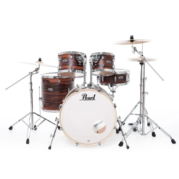 Ударная установка из 5 барабанов Pearl DMP925S/C828, цвет Matte Dark Walnut, (3 коробки)
