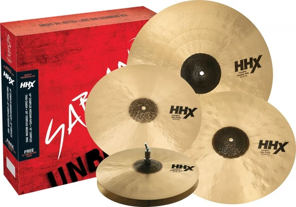 Набор тарелок Sabian HHX Complex Promotional Set (14" HH, 16" CR, 20" RD, 18" CR)