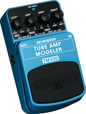 BEHRINGER TM300 TUBE AMP MODELER-Педаль эффектов с моделированием ламповых усилителей
