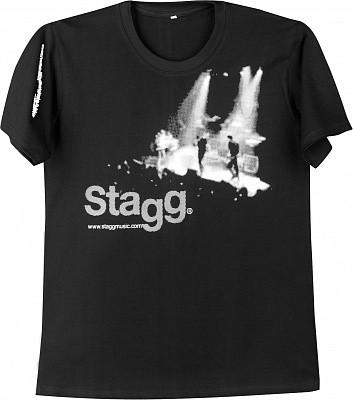 STAGG T-SHIRT BK фирменная футболка Stagg