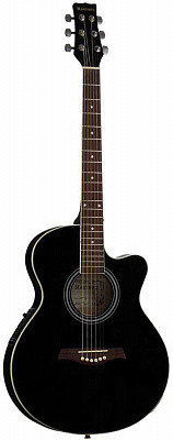 Martinez SW-024HC BK электроакустическая гитара