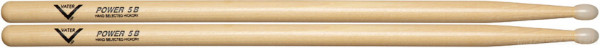 VATER VHP5BN American Hickory Power 5B барабанные палочки, орех, нейлоновая головка