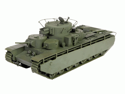 Сборная модель ZVEZDA Советский тяжелый танк Т-35, подарочный набор, 1/35