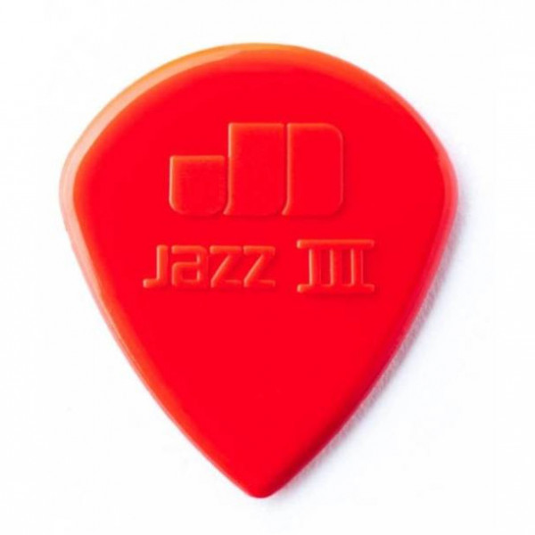 Набор медиаторов 1,38 мм  DUNLOP NYLON JAZZ-6/PLYPK нейлон красные