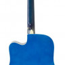 Акустическая гитара Elitaro E4110C синего цвета