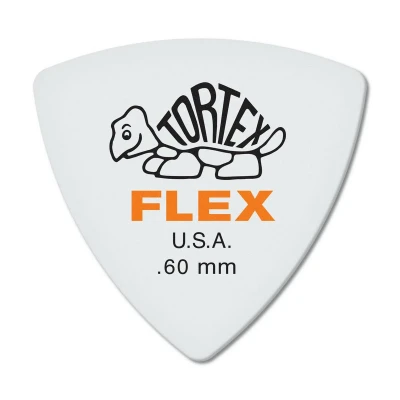 Медиаторы Dunlop 456P060 Tortex Flex Triangle, толщина 0.6 мм, 6 шт.