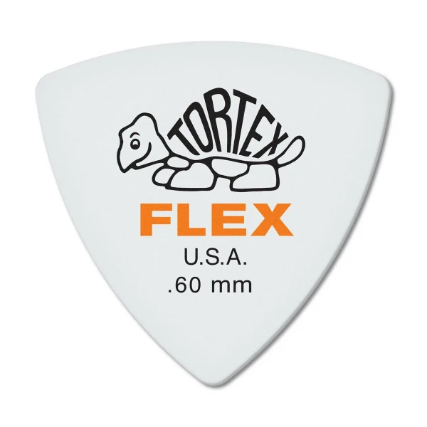 Медиаторы Dunlop 456P060 Tortex Flex Triangle, толщина 0.6 мм, 6 шт.